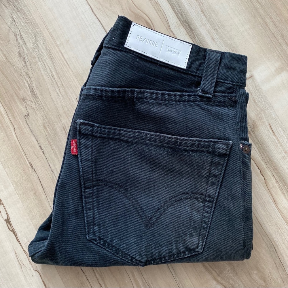 RE/DONE Levi’s High Rise Ankle Crop - Picture 6 of 6